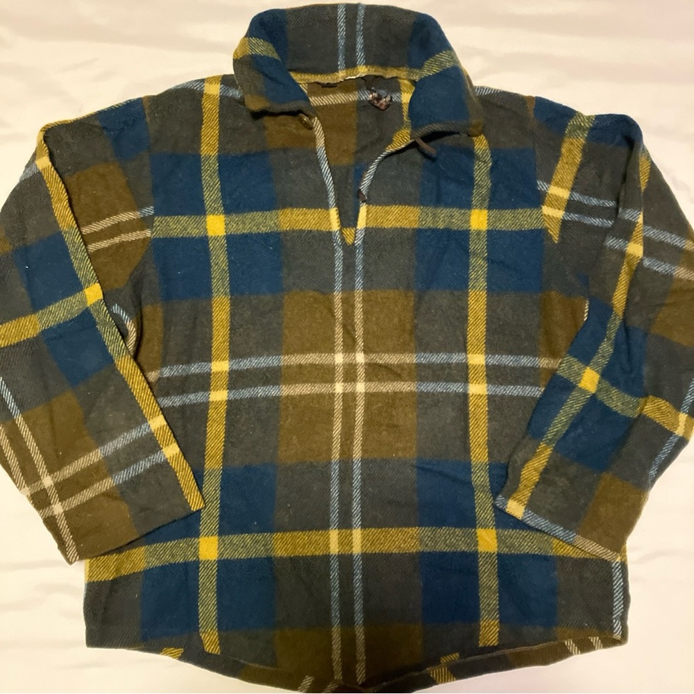 Woolrich Vintage Wool Plaid Hunting Field Coat Jacket 40’s 50’s Moth Proof Large